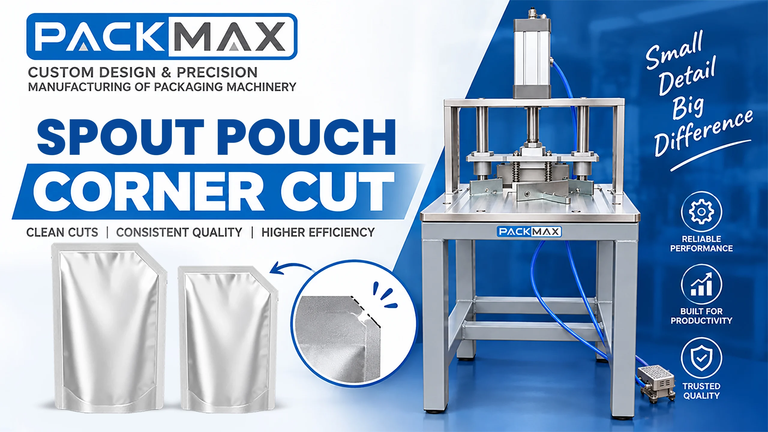 Watch Spout Corner Cut Machine Video